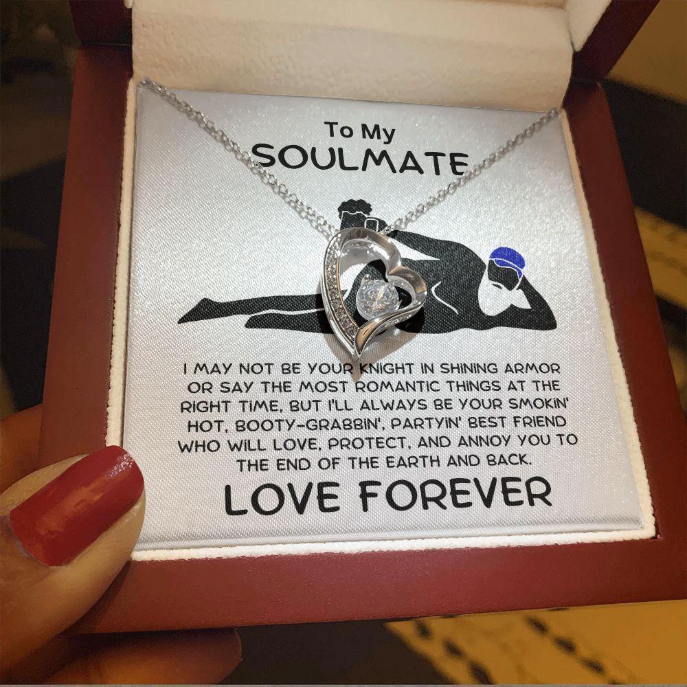 To My Soulmate - Smokin' Hot Valentine - Forever Love Pendant Necklace