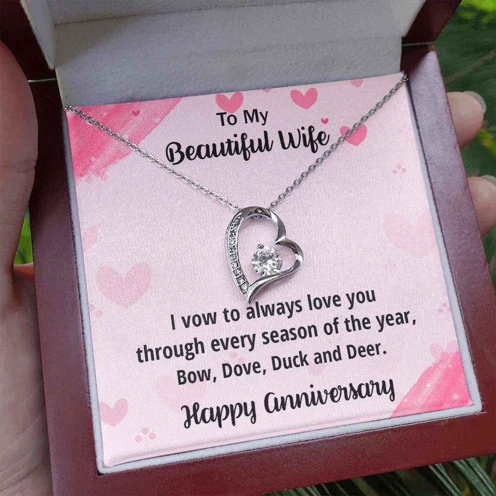 Funny Wife Anniversary Gift from Hunter Husband