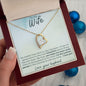 To My Wife - You Make My Heart Smile - Forever Love Necklace - Mallard Moon Gift Shop