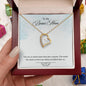 To Bonus Mom - More than a Parent Forever Love Heart Pendant Necklace - Mallard Moon Gift Shop