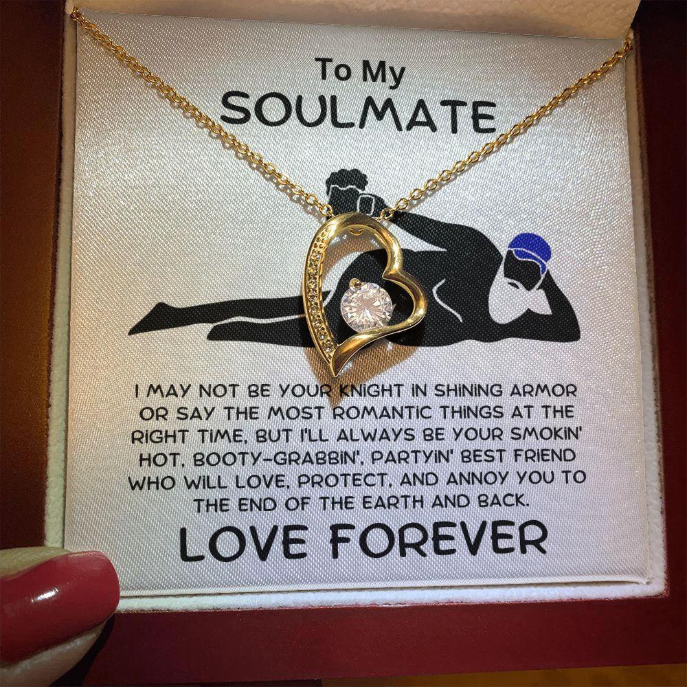 To My Soulmate - Smokin' Hot Valentine - Forever Love Pendant Necklace