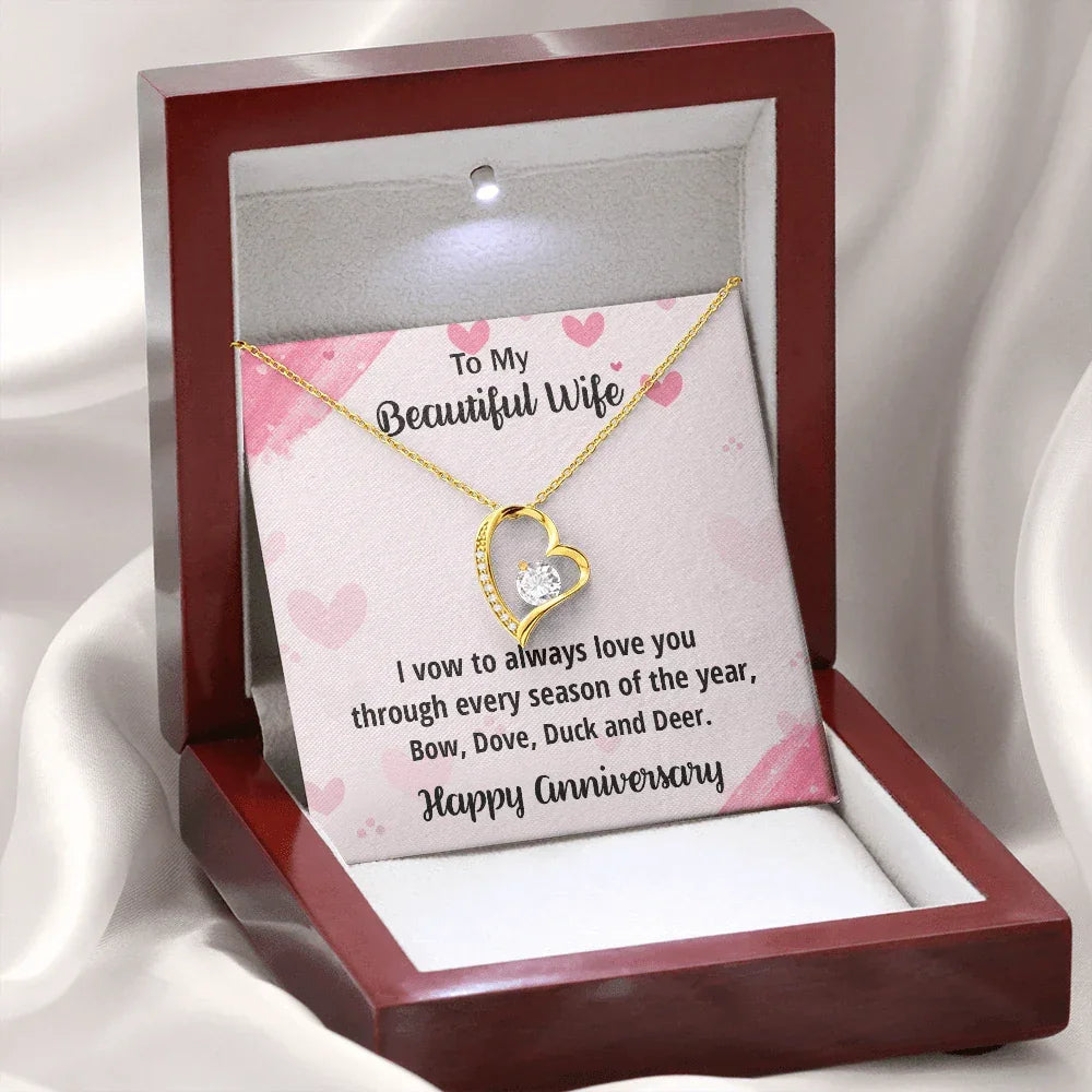 Funny Wife Anniversary Gift from Hunter Husband