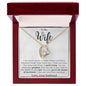 To My Gorgeous Wife Forever Love Heart Pendant Necklace - Mallard Moon Gift Shop