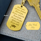 Graduation Gift - Before You All Your Dreams - Engraved Keychain - Mallard Moon Gift Shop