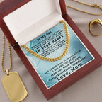 Graduation Gift for Son from Mom Short Thick Chain Necklace