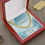 Gift for Husband - Love of My Life - Chain Necklace
