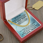 Graduation Gift for Son from Mom Short Thick Chain Necklace