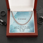 Gift for Husband - Love of My Life - Chain Necklace