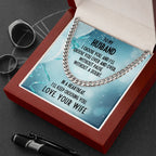 Husband Birthday Gift - I Choose You - Chain Necklace