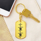 Basketball Personalized Engraved Dog Tag Keychain