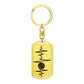 Volleyball Heartbeat Personalized Engraved Dog Tag Keychain - Mallard Moon Gift Shop