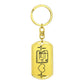 Sewing Quilting Love Personalized Engraved Dog Tag Keychain - Mallard Moon Gift Shop