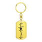 Volleyball Dad Personalized Engraved Dog Tag Keychain - Mallard Moon Gift Shop