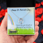 Happy St. Patrick's Day Gift - Pot of Gold - Lucky in Love Necklace
