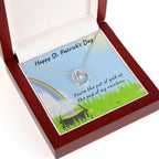 Happy St. Patrick's Day Gift - Pot of Gold - Lucky in Love Necklace
