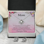 Gift for Mom Necklace Earring Set Birthday Mother's Day Special Occasion