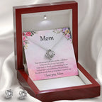 Gift for Mom Necklace Earring Set Birthday Mother's Day Special Occasion