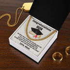 Son Graduation Gift Cuban Link Chain Necklace