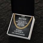 Gift for Little Brother Cuban Link Chain Necklace