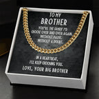 Gift for Little Brother Cuban Link Chain Necklace