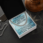 Son Graduation Gift from Proud Mom Cuban Link Chain Necklace