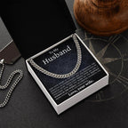 To My Husband - Love You Endlessly - Cuban Link Chain Necklace