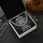 Gift For Brother From Sister Cuban Link Chain Necklace - I Choose You