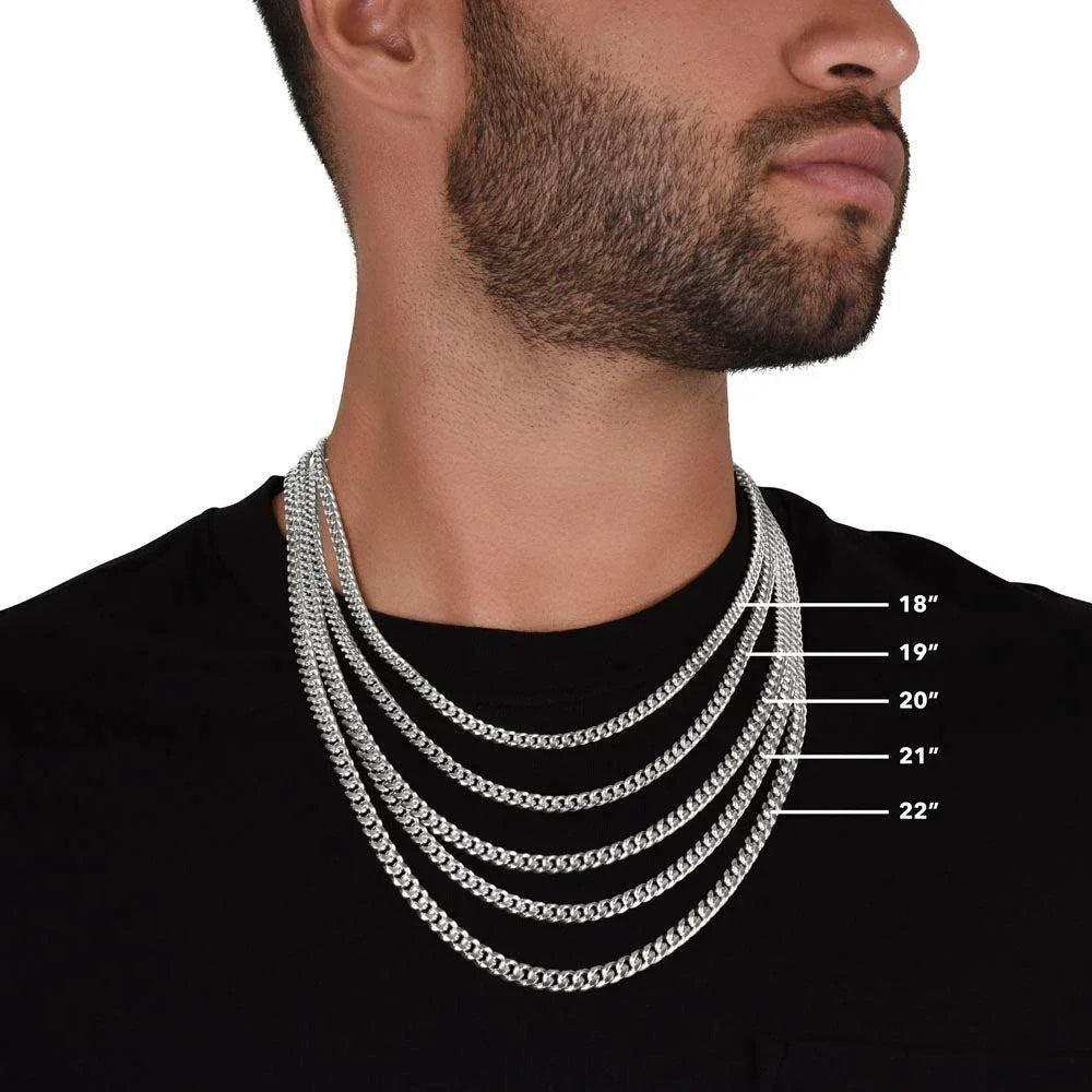 Nephew Graduation Congratulations Class 2024 from Uncle Cuban Chain Link Necklace