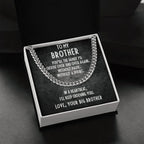 Gift for Little Brother Cuban Link Chain Necklace