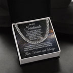To My Soulmate - Chain Necklace with Romantic Message Card and Gift Box