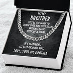 Gift for Little Brother Cuban Link Chain Necklace