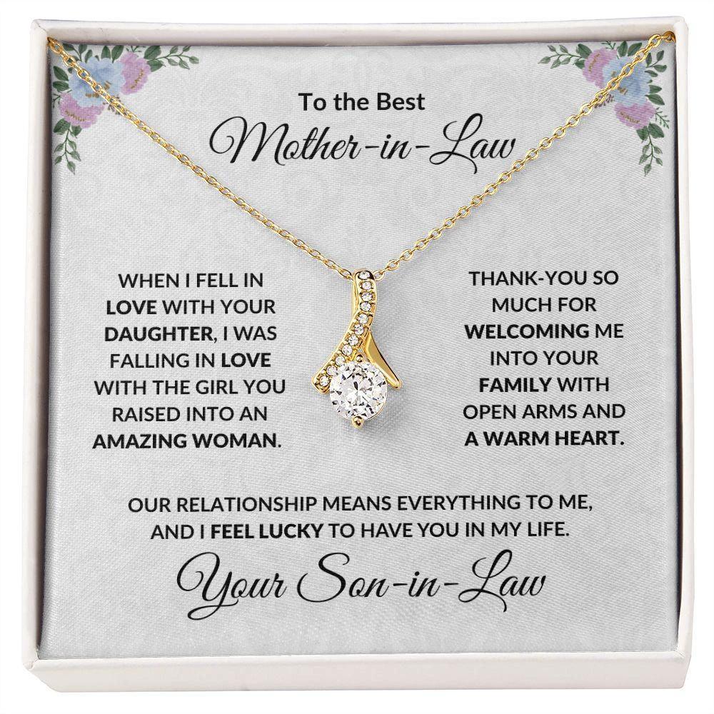 Mother-in-Law Gift from Son-in-Law Necklace