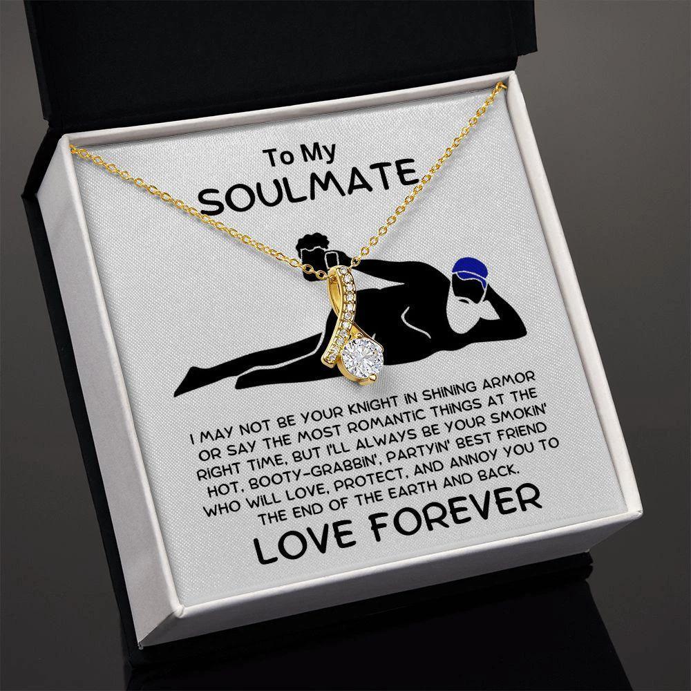 Gift for Soulmate - Not Your Knight in Shining Armor - Pendant Necklace
