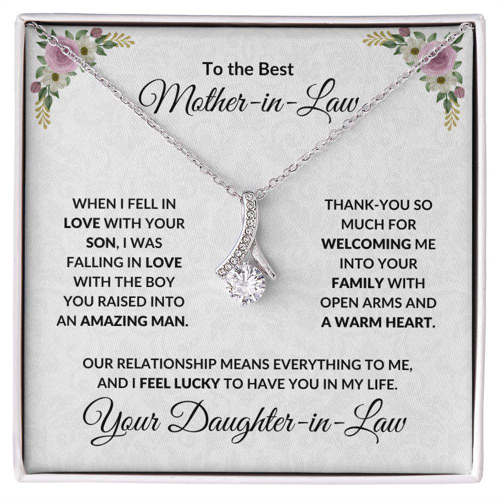 Mother-in-Law Gift from Daughter-in-Law Necklace