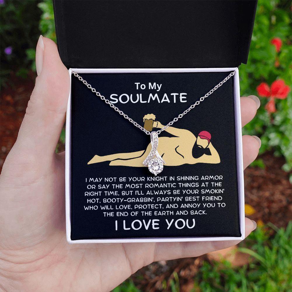 Gift To My Soulmate Smokin' Hot Lover Alluring Beauty Pendant Necklace