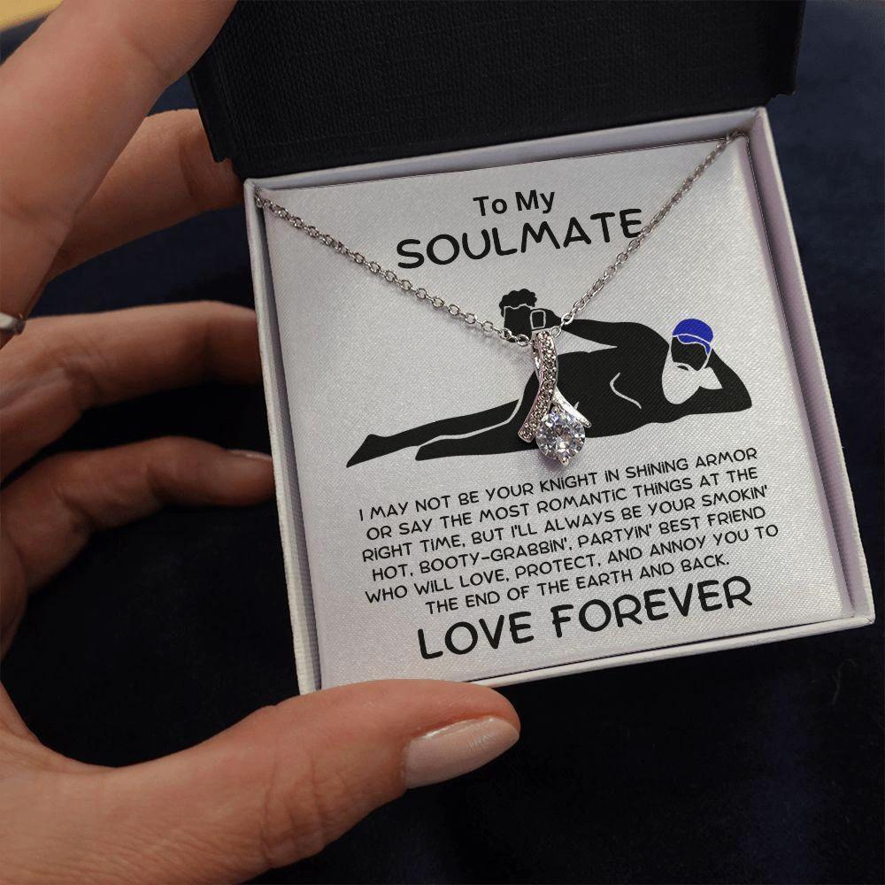 Gift for Soulmate - Not Your Knight in Shining Armor - Pendant Necklace