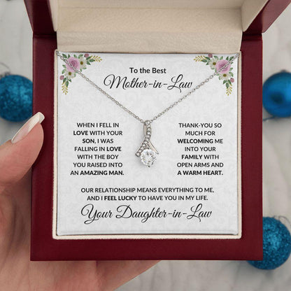 Mother-in-Law Gift from Daughter-in-Law Necklace - Mallard Moon Gift Shop
