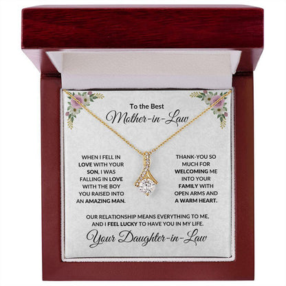 Mother-in-Law Gift from Daughter-in-Law Necklace - Mallard Moon Gift Shop