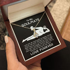 To My Soulmate - Knight in Shining Armor Alluring Beauty Pendant Necklace