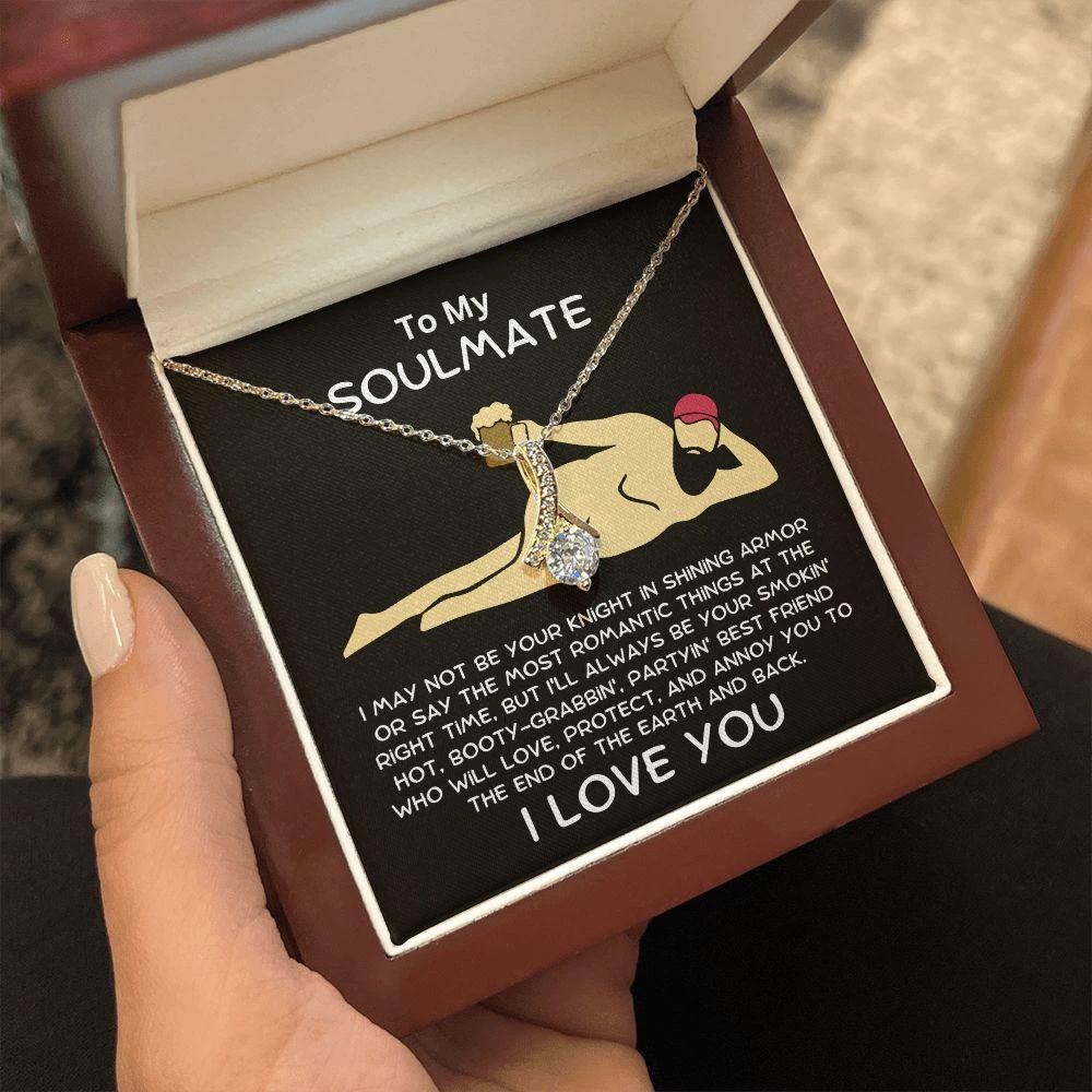 Gift To My Soulmate Smokin' Hot Lover Alluring Beauty Pendant Necklace