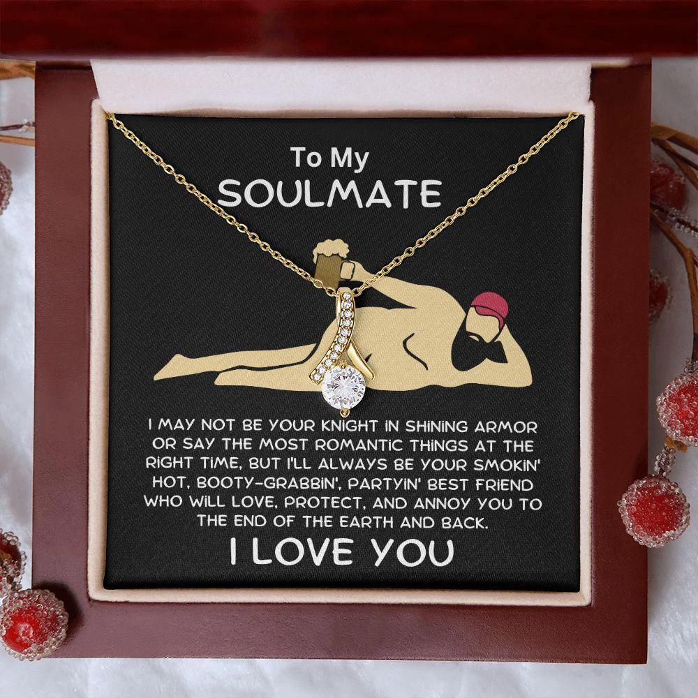 Gift To My Soulmate Smokin' Hot Lover Alluring Beauty Pendant Necklace