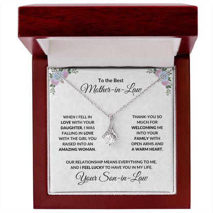 Mother-in-Law Gift from Son-in-Law Necklace - Mallard Moon Gift Shop