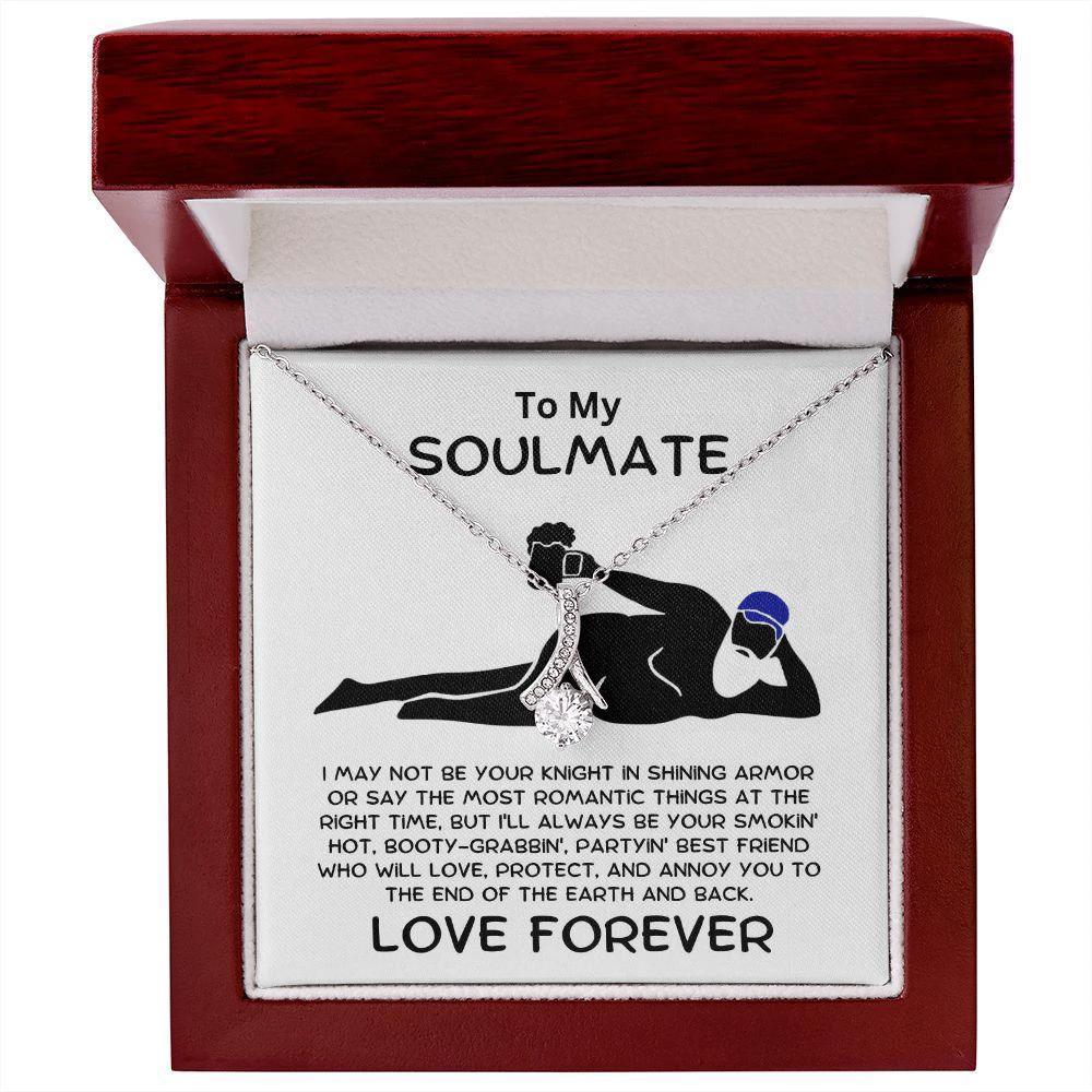 Gift for Soulmate - Not Your Knight in Shining Armor - Pendant Necklace