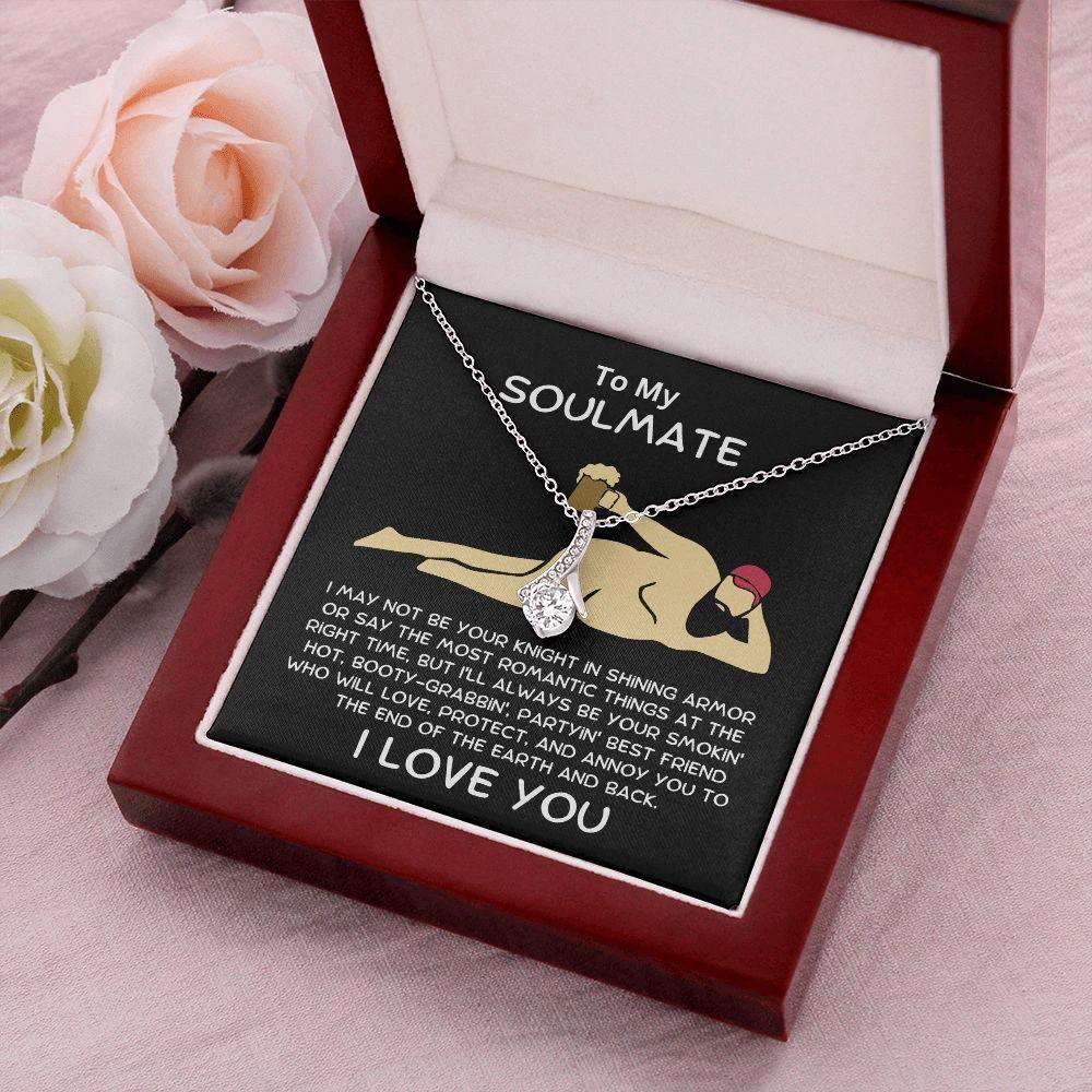 Gift To My Soulmate Smokin' Hot Lover Alluring Beauty Pendant Necklace