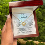 To My Soulmate Love Forever and Always Love Knot Necklace