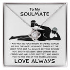 Gift for Soulmate - Smokin' Hot Love Knot Necklace