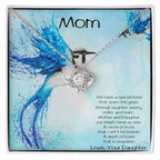 Gift for Mom from Daughter Love Knot Pendant Necklace