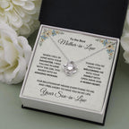Mother-in-Law Gift Love Knot Necklace from Son-in-Law