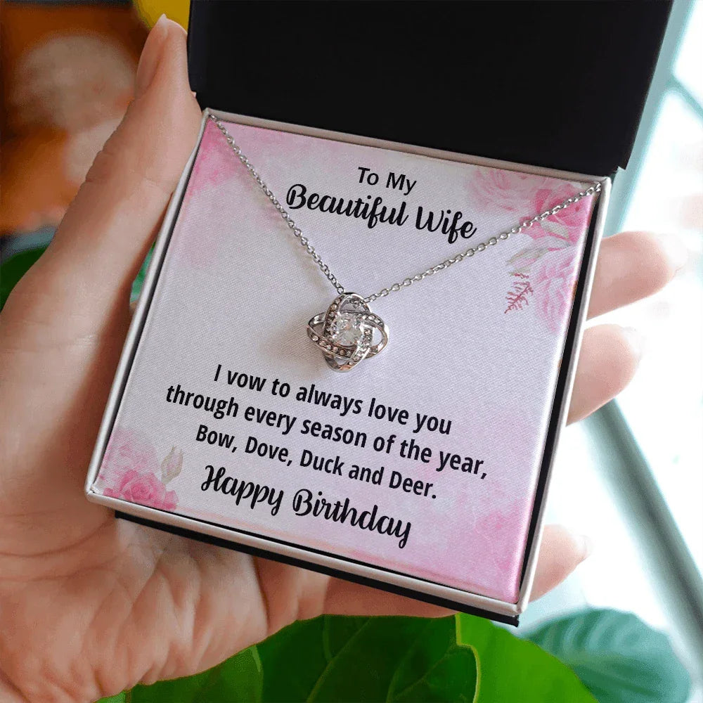 Funny Birthday Gift for Beautiful Wife from Hunter Husband