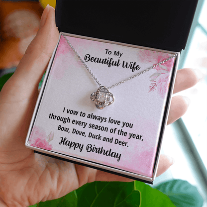 Funny Birthday Gift for Beautiful Wife from Hunter Husband - Mallard Moon Gift Shop